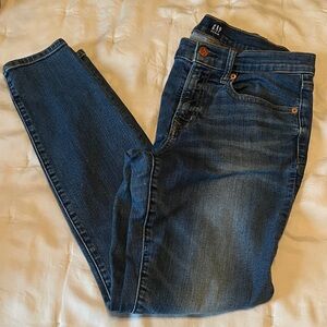 GAP Women's Dark Blue Skinny Jeans